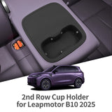Leapmotor B10/B01 2025 2026 Car Cup Holder for Second Row Armrest Storage Tray Car Interior Accessory OEM