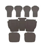Premium All-Season Seat Covers for Volvo XC60 2018-2026 Car Interior Accessory LINGLUYANG Four Seasons black Leather