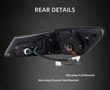 Lexus IS250 LED Tail Lights Assembly for 2006-2013