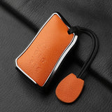 Aluminum Alloy Goatskin 5 Button Car Key Case Cover For Lexus LM350h LM500H 2023 2024 Car Key Protection Shell Accessories