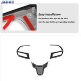 Steering Wheel Trim ABS Cover for Chrysler 300C 2015+ Car Interior Accessory HEBE