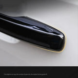 Black Door Handle Covers for Volvo XC60 V90 XC90 Car Interior Accessory LINGLUYANG