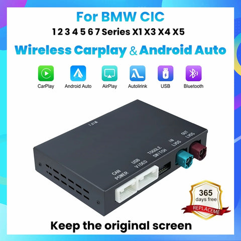 Wireless CarPlay Android Auto Retrofit for BMW NBT Systems CarPlay Retrofit Module ANYFAR