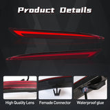 LED Rear Bumper Reflector Lights for Ford Fusion 2013 LED Ambient Light MAGIC COLORM