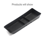 Center Console Storage Box for BYD Dolphin Car Central Lower Layer Storage Tray Organizer Accessories Black