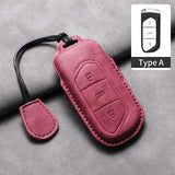 Car Remote Key Case Cover For Voyah Free Dream Phev i-Land 2024 Sheep Suede Key Case Shell Fob Protective Keychains Accessories