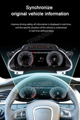 12.3-inch Digital Instrument Cluster for Audi A4 B8 2009–2012