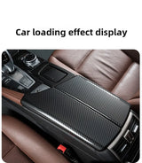 BMW 3 4 5 6 7 Series X1 X3 X4 X5 X6 X7 Central Armrest Box Cover ABS Carbon Fiber