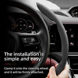 Anti-Slip Segmented Suede Wheel Cover for Porsche Car Interior Accessory Hocasen