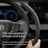 Suede Steering Wheel Cover Anti-Slip for Toyota RAV4 Car Interior Accessory Hocasen