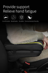 Leather Console Armrest Mat Seat for Smart Fortwo 451 Car Interior Accessory GMUNI