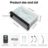 Universal 1Din Android Head Unit CarPlay 6.5 Inch Android Head Unit AKAMATE