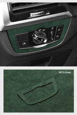 BMW X3 G01 X3 G08 X4 G02 Car Headlight Switch Control Panel Trim Frame Sticker