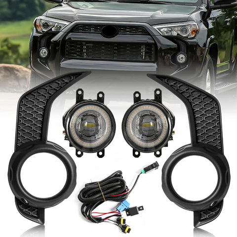 LED Fog Light DRL Assembly for Toyota 4Runner 2014-2021 LED Ambient Light MAGIC COLORM
