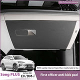 For Sealion 6 BYD Song Plus DMI Seal U Car Passenger Leather Anti Kick Pad Scratch Resistant CAR MODIFICATION STICKER Car Mod