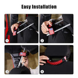 Paracord Headrest Pull Handle for Universal Vehicles Car Interior Accessory HEBE