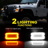 Switchback LED Signal Lights for Jeep Wrangler TJ Car Interior Accessory iJDM