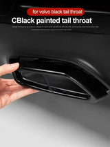 Stainless Steel Exhaust Trim for Volvo XC90 S90 V90 Car Interior Accessory LINGLUYANG