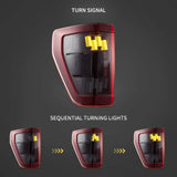 Full LED Tail Lights Sequential Signal Ford F-150 Car Interior Accessory VLAND