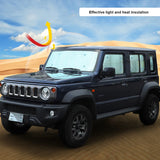 Aluminum Foil Window Visor for Suzuki Jimny 4-Door 2019+ Car Interior Accessory HEBE