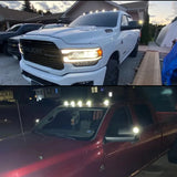 Side Mirror Switchback LED Light for Dodge Ram 1500 2010-2018