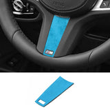 For New BMW Series Fit for G Chassis Steering Wheel Trim Sticker Anti Scratch Made of Alcantara Car Interior Tuning Accessori