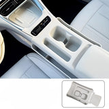 For Geely 24-26 Xingyuan eMAS 5 EX2 Car Center Console Cup Holder Storage Box Wireless Charging Silicone Pad Organizer Car In