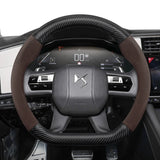 DS Suede Matte Carbon Fiber Steering Wheel Cover