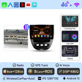 10-Inch Android Touchscreen for Peugeot 107 Toyota Aygo 2005–2014