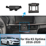 Rotatable Wireless Charging Phone Mount for Kia K5 Optima 2016–2020 Car Phone Holder CATUSIKI