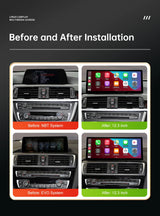 12.3-Inch Wireless CarPlay Display for BMW 3 4 Series F30 Android Head Unit wincago