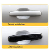 Black Door Handle Covers for Volvo XC60 V90 XC90 Car Interior Accessory LINGLUYANG