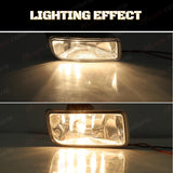 Halogen Fog Light Assembly for Chevy Silverado 2007-2015 LED Ambient Light MAGIC COLORM