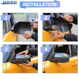 ABS Mirror Housing Cover for Ford Bronco Sport 2021-2026 Car Interior Accessory HEBE