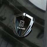 Car Sticker Shield Badge Emblem For Tank 300 500 TANK300 P5 Car 3D Metal Emblem Car Decal OEM
