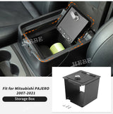 Armrest Safe Box Storage Organizer for Pajero Car Interior Accessory HEBE