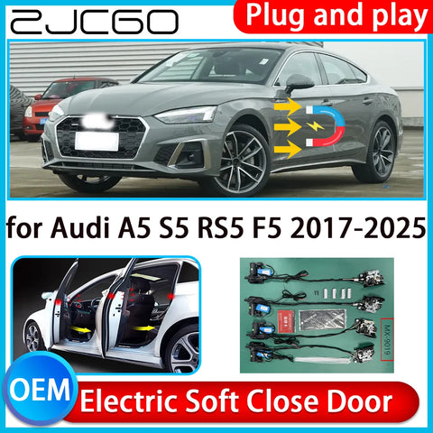Automatic Soft Close Door Latch System for Audi A5 S5 RS5 F5 Car Interior Accessory ZJCGO