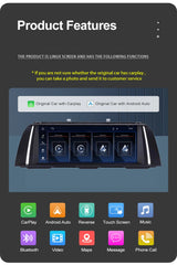 10.25-inch Touch Screen CarPlay for BMW 5 Series F10 2010–2011