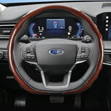 Ford Carbon Fiber Snap-On Steering Wheel Cover
