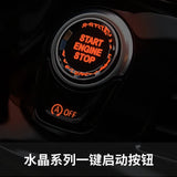 For BMW X1 X2 X3 X5 X6 F20 F21 F22 F23 F30 F34 F10 Crystal Engine Start Stop Button One - Click Start Button Modification Car