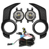 LED Fog Light DRL Assembly for Toyota 4Runner 2014-2021 LED Ambient Light MAGIC COLORM White White Ring