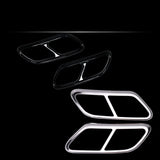 Stainless Steel Exhaust Trim for Volvo XC90 S90 V90 Car Interior Accessory LINGLUYANG