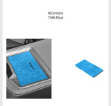 For BMW X3 G45 (2025-) Car Rear Seats Armrest Box Charging Panel Mat Trim Stickers Made of Alcantara Tuning Interior Accessories