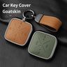 8 Button Aluminum Alloy Goatskin Car Key Case Cover for Zeekr X 001 009 2022 2023
