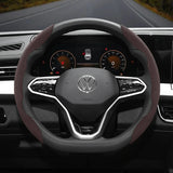 Suede Anti-Slip Steering Wheel Cover for Volkswagen