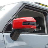 Red ABS Mirror Cover for Jetour Traveler T2 2023
