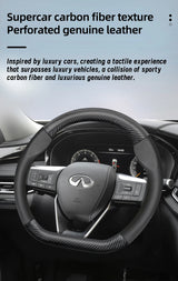 Matte Carbon Fiber Texture Cover for Infiniti Q50