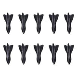 10-PCs Car Roof Spoiler Bumper Shark Fin Diffuser Universal Rear Roof Shark Fins Spoiler Wing Kit