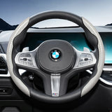 Carbon Fiber Texture Steering Wheel Cover for BMW