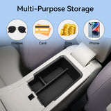 MG 4 MG4 2025+ Central Armrest Storage Box Stowing Tidying Car Tray ABS Organizer Accessories Black Central Armrest Storage B